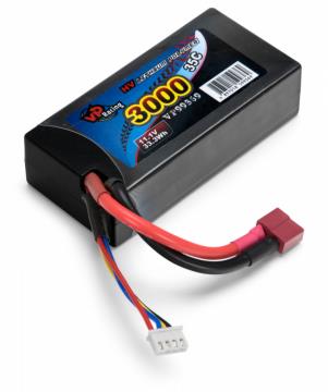 batteri 3S 35C LiPo shorty (11,1V/3000mAh) T-kontakt