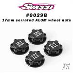 Sweep 17mm Wheel Nuts Black 4pcs