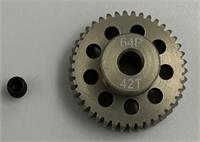 motordrev / pinion,  64P 42T, för 1:10, 3,175mm axel (7075 hard）