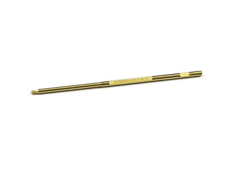 Ball Driver Hex Wrench 2.0 X 100MM Tip Only (Tungsten Steel)