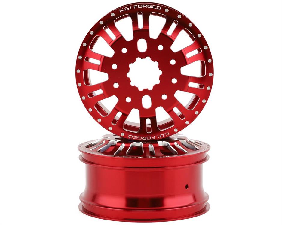 CEN KG1 KD004 DUEL Front Dually Aluminum Wheel (Red) (2)