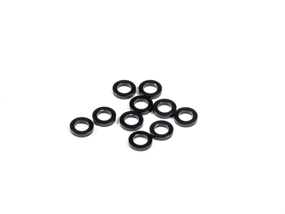 ALUMINUM WASHER 3x5x1.0mm (Black/10pcs)