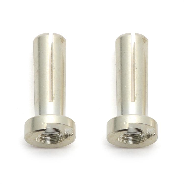 Low-Profile Bullet Connectors, 4x14 mm, qty 2