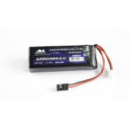 AM Lipo 2400mAh 2S TX/RX 7.4V  Flat Pack