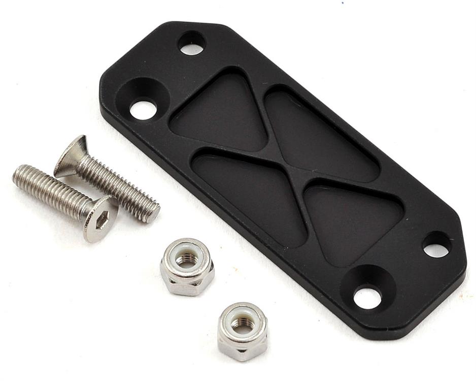 Vanquish Products SCX10 Receiver Box Mount for Traxxas Receiver Box (Black)