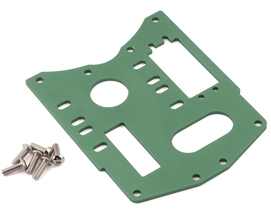 CEN Racing Aluminum Engine Plate (Green)