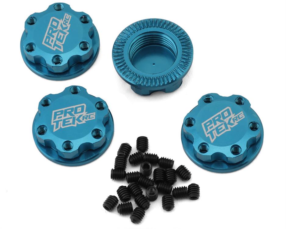 17mm Captured & Knurled Magnetic Wheel Nuts (Blue)