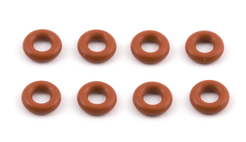 O-rings, red, silicone