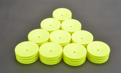 Wheel Front Med 2WD- 1/10 Neon Yellow v2 - 5pr