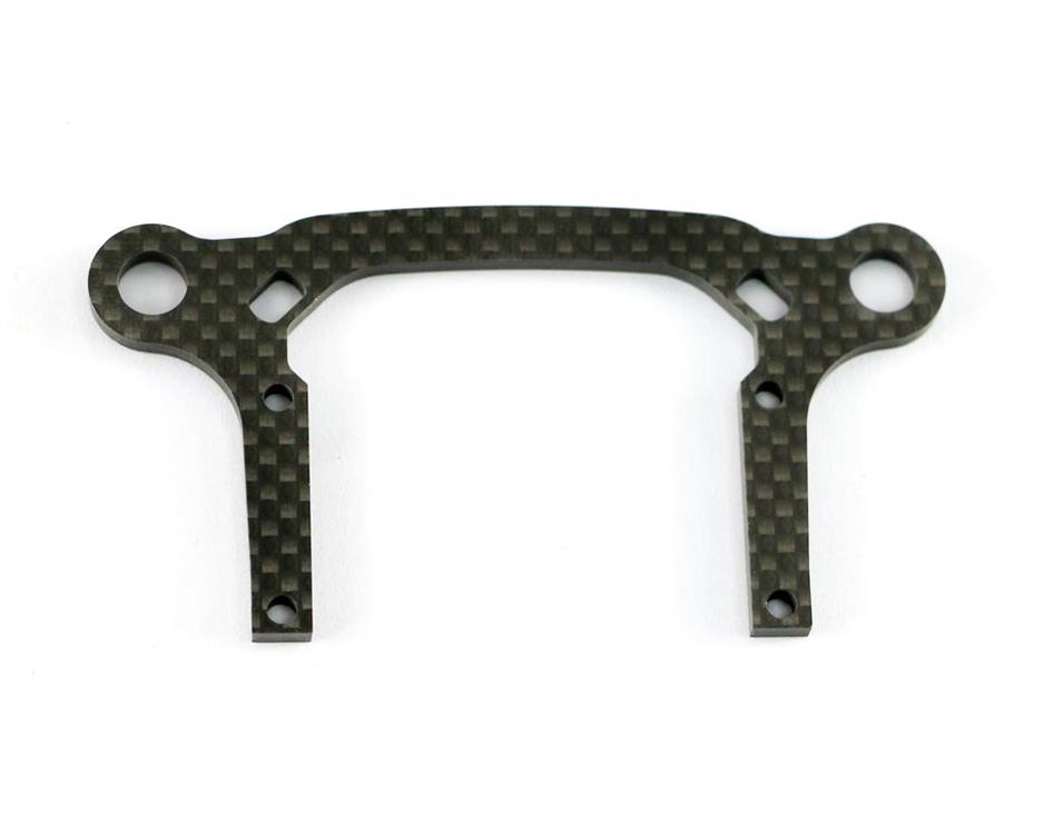 Bumper top plate narrow front carbon 4-X