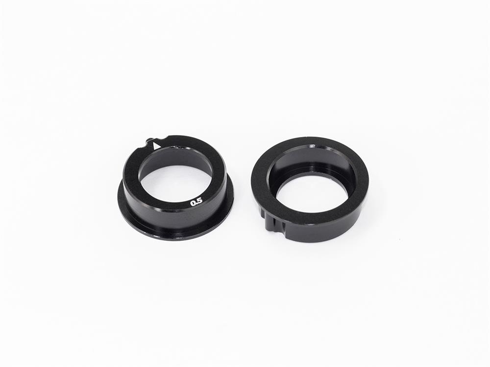 INFINITY ALUMINUM ECCENTRIC BEARING HOLDER 0.5mm (Black/2pcs)