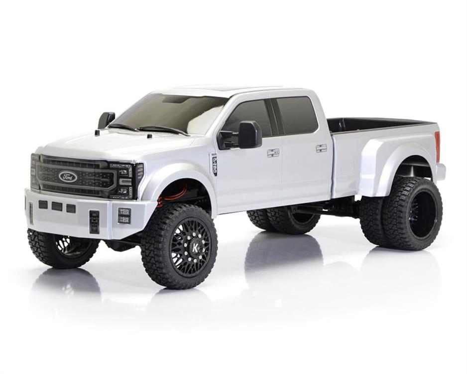 CEN Ford F450 SD KG1 Edition 1/10 RTR Custom Dually Truck (Silver Mercury)