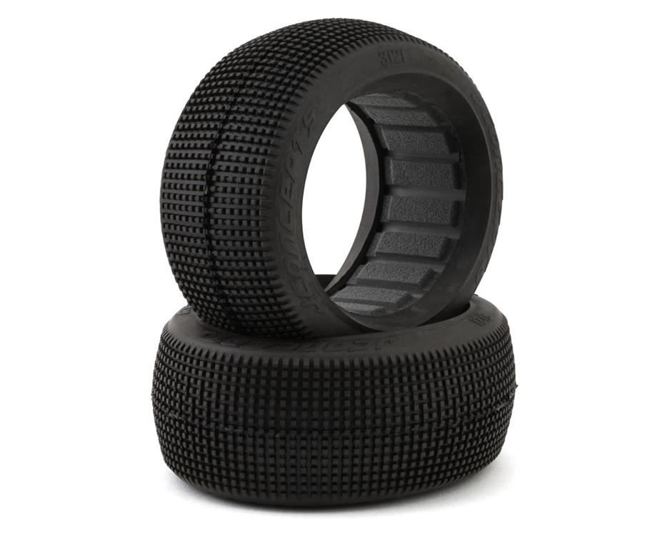 JConcepts Reflex 1/8 Buggy Tires (2) (Green)