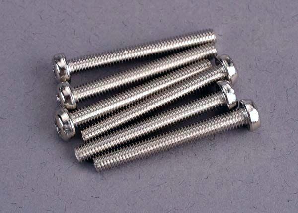 Screws M3x25mm Roundhead (6)