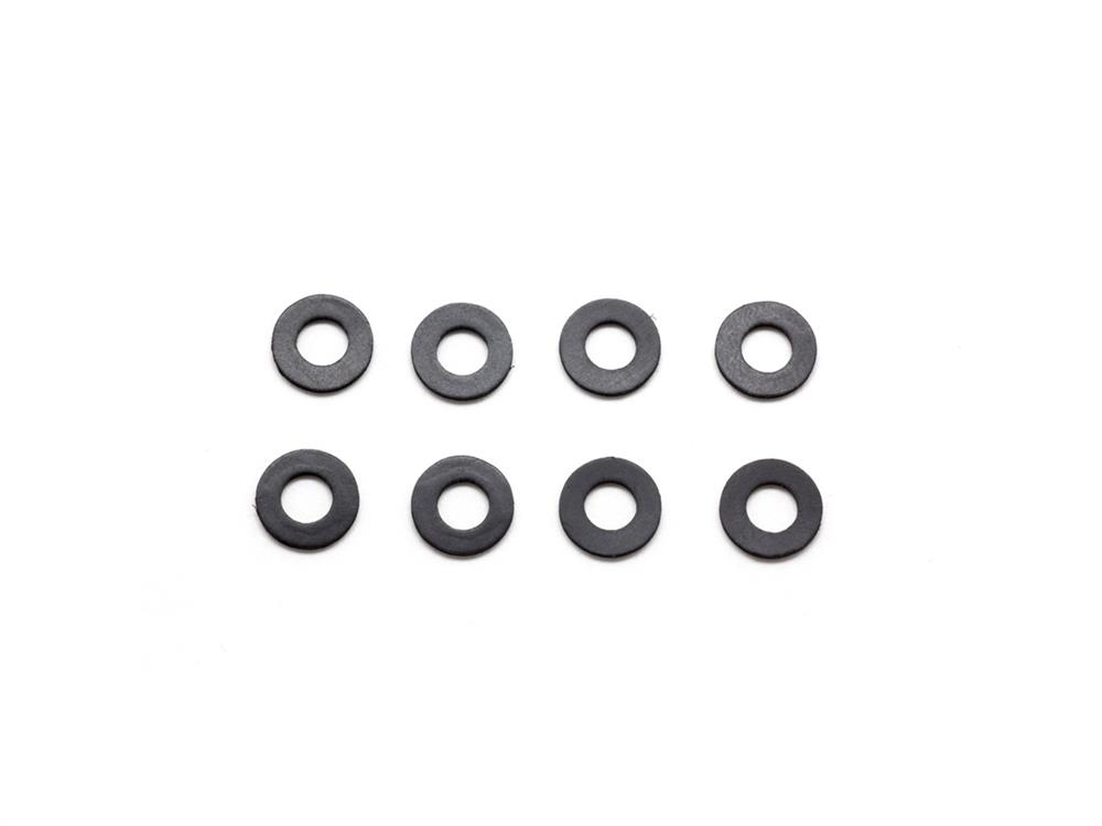 RUBBER BODY MOUNT SPACER M (6x12x1.0mm/8pcs)