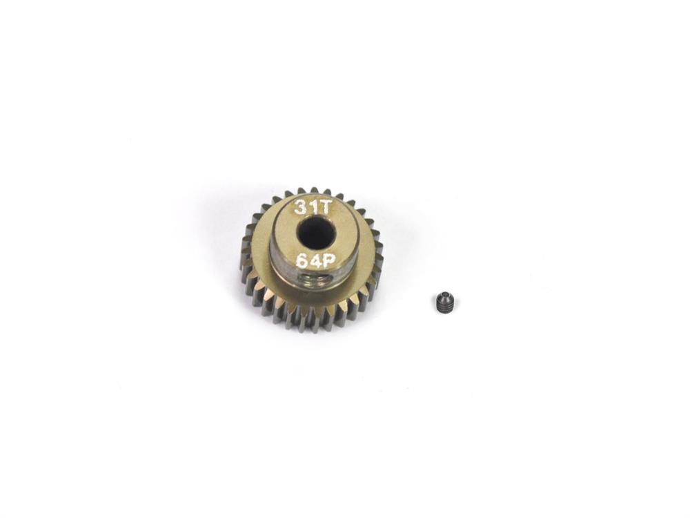 Motor-pinion alu hard 64P / 31T