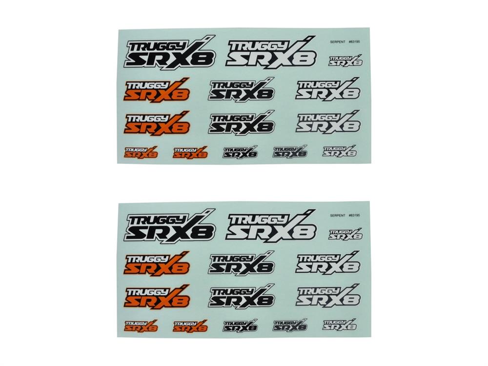 Decal sheet (2) SRX8T