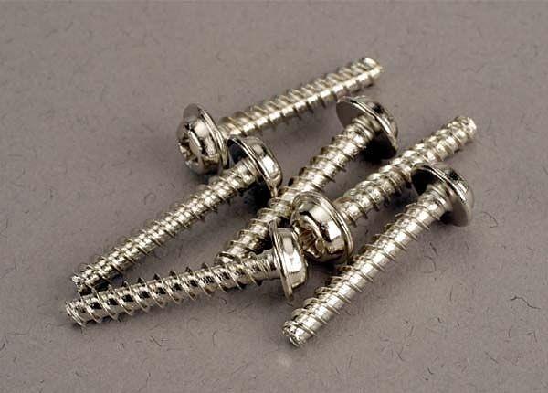 Skruv 3x18mm Självgängande med Krage (6)