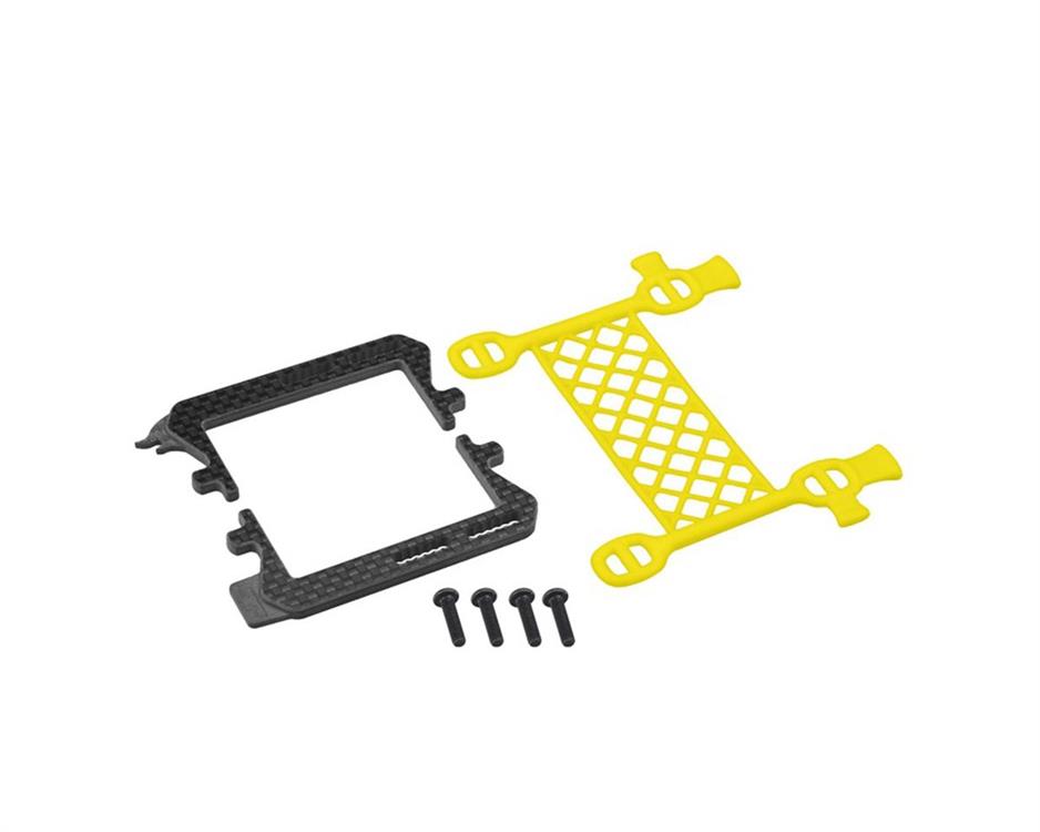 JConcepts B6.2 Cargo Net Battery Brace (Yellow)