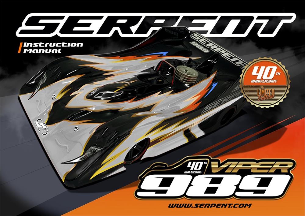 Serpent VIPER 989 40th anniversary 1/8 GP