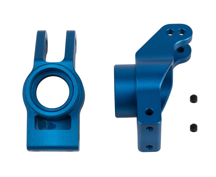 SR7 FT Rear Hubs, blue aluminum