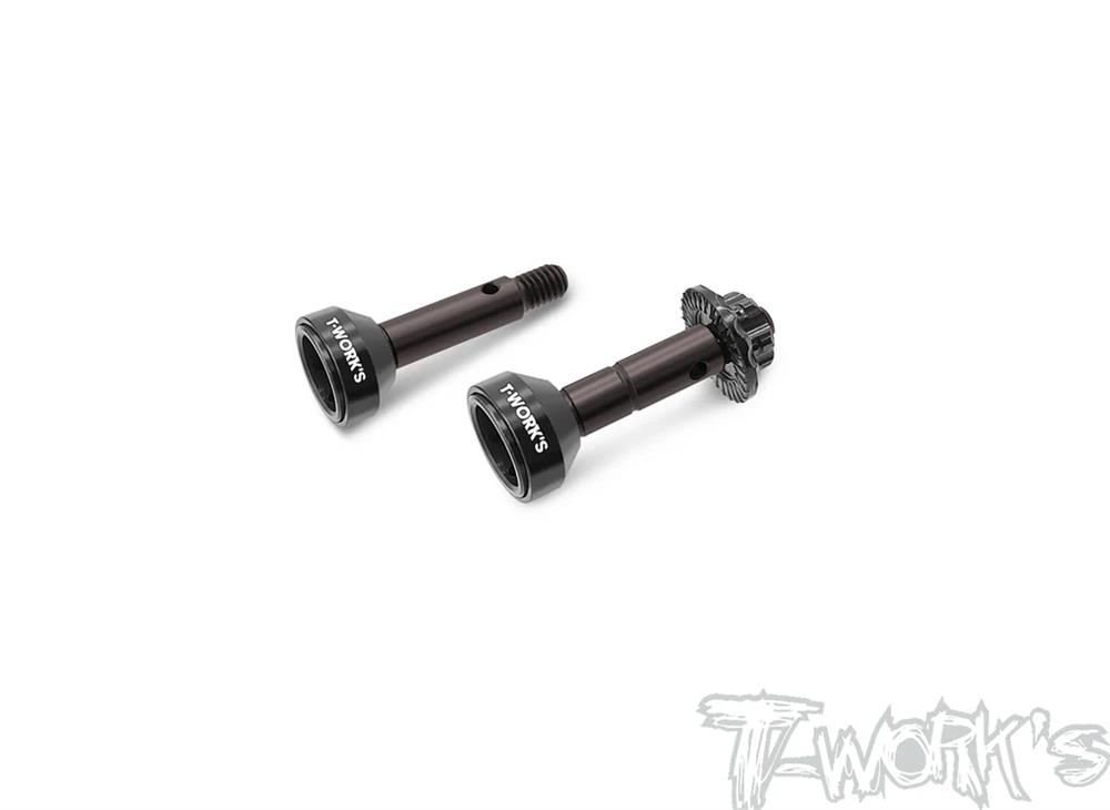 Steel Front CVD Left Thread Axle ( For Team Associated RC10 B74.2/ B74.1/ B74 )