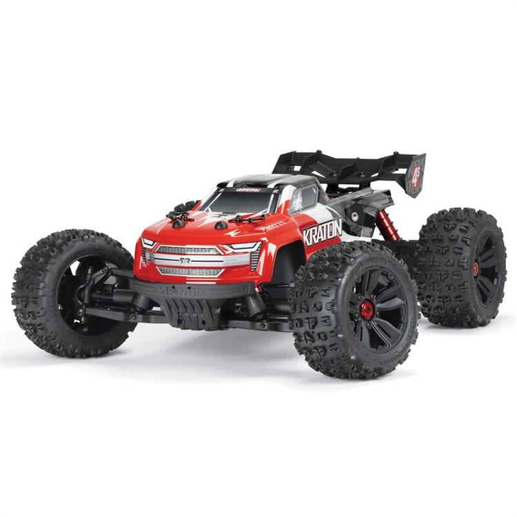 ARRMA RC 1/10 Kraton 4X4 4S V2.5 Blx Speed Monster Truck Rtr Red