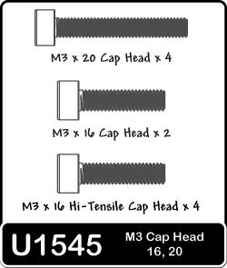 SPEED PACK - M3 Cap Hd 16;20mm