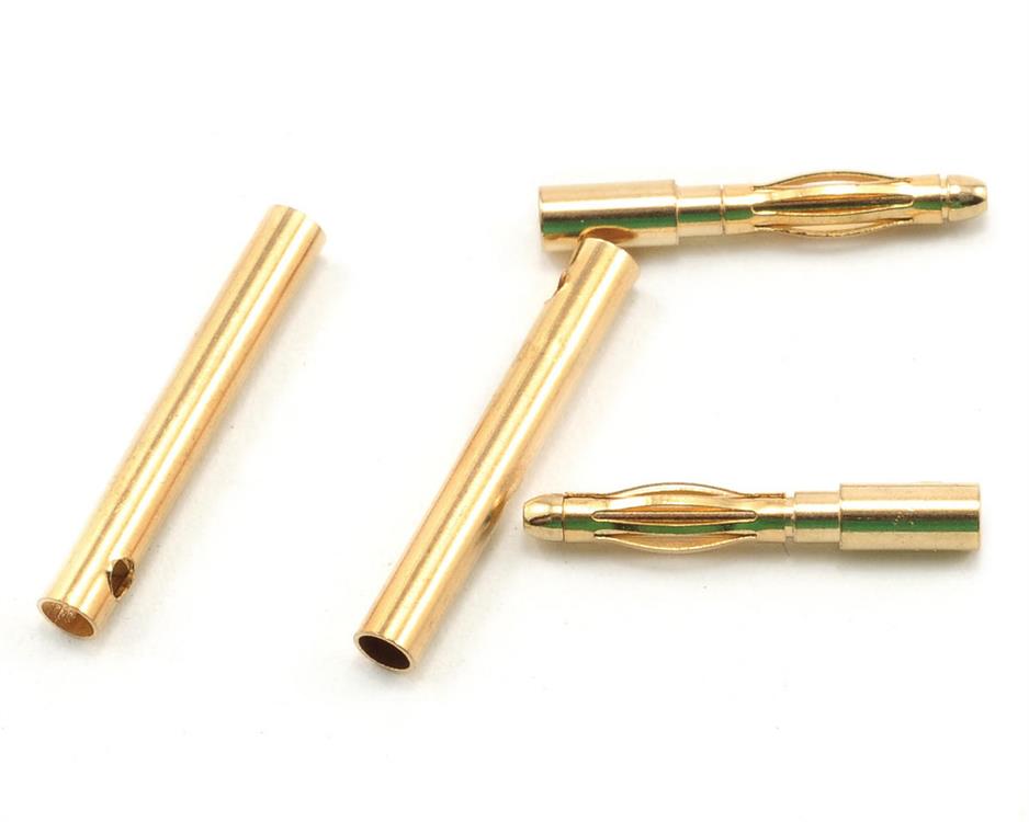 ProTek RC 2.0mm Gold Plated Inline Connectors (2 Male/2 Female)