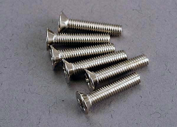 Screws M3x15mm Countersunk (6)