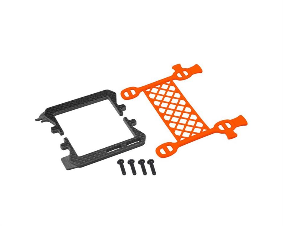 JConcepts B6.2 Cargo Net Battery Brace (Orange)