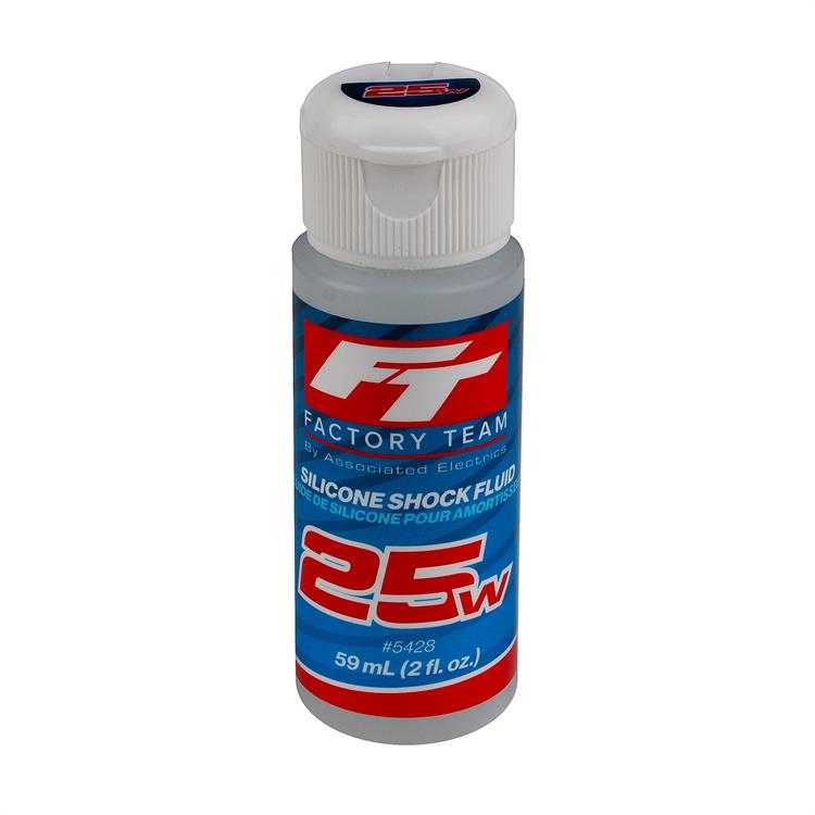 FT Silicone Shock Fluid, 2oz, 25wt (275 cSt), 2oz.