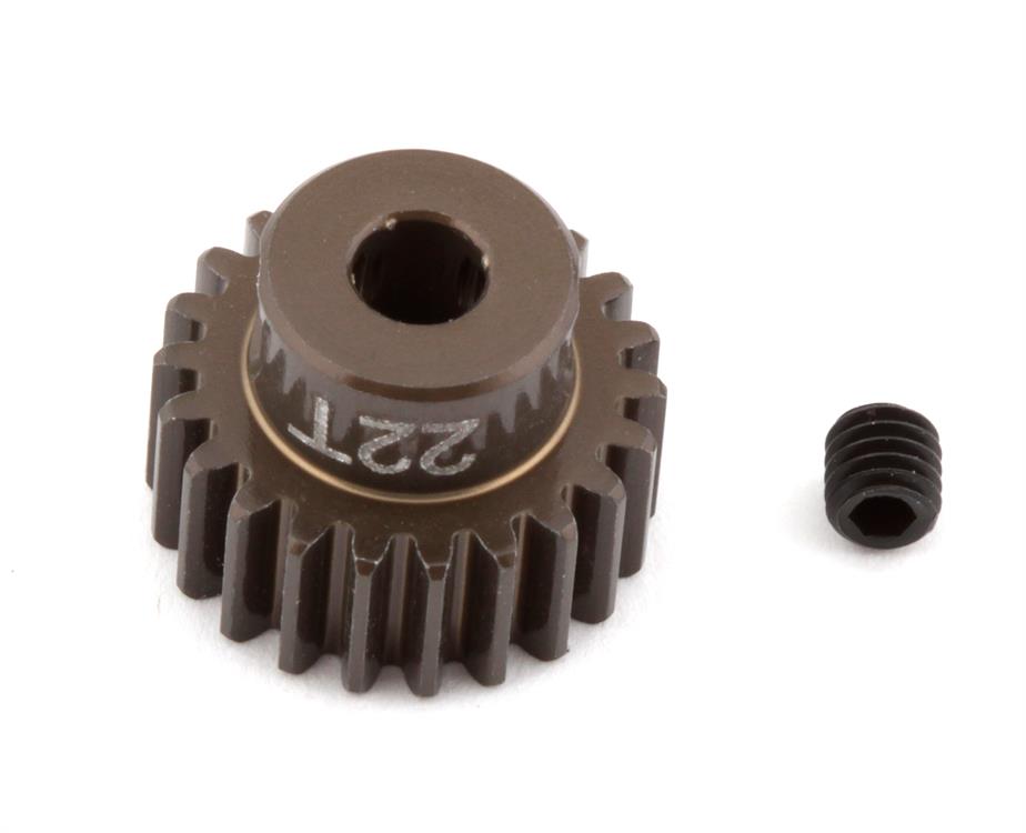 FT Aluminum Pinion Gear, 22T 48P, 1/8 shaft