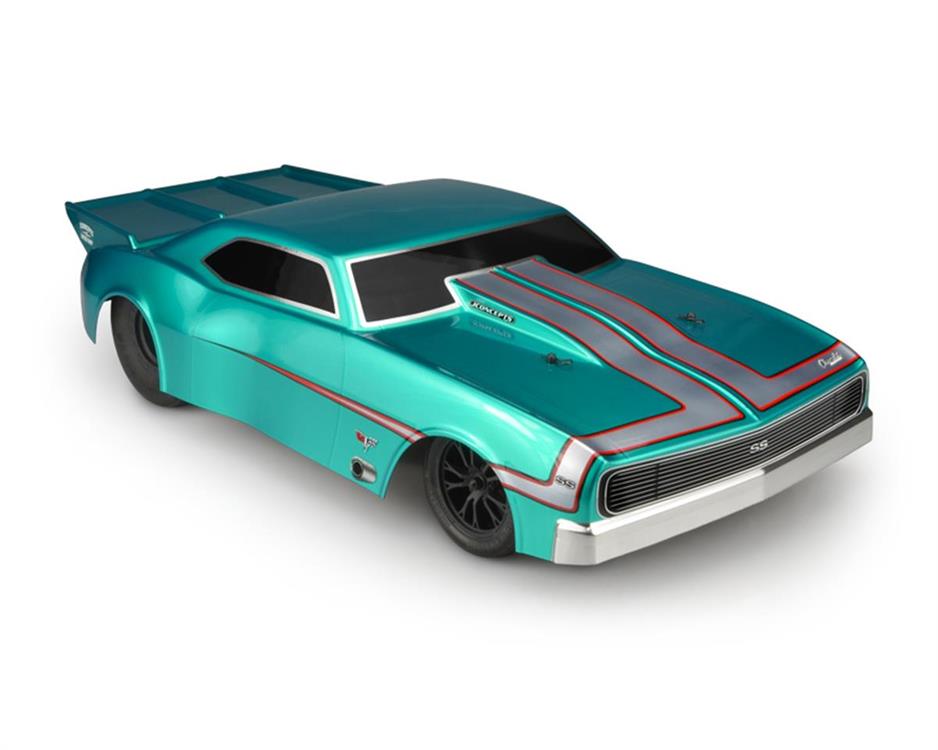 JConcepts 1967 Chevy Camaro Street Eliminator Drag Racing Body (Clear)