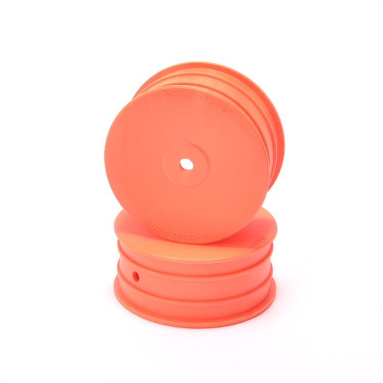 fälg fram 1:10 4WD, (12mm Hex) Orange - Par