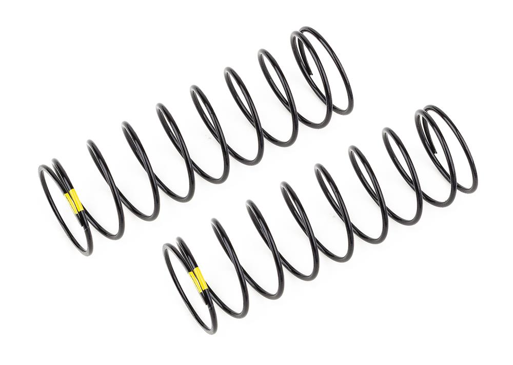 13mm Rear Shock Springs, yellow 2.3lb/in, L61, 9.5T, 1.2D