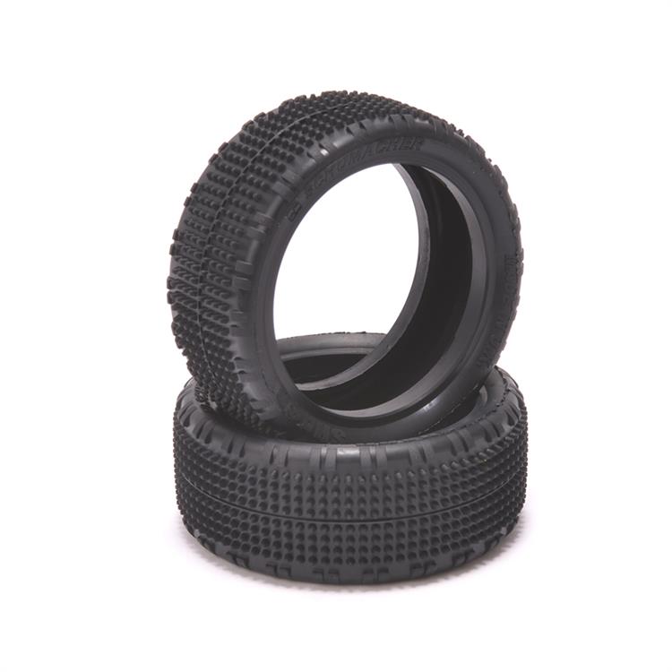 däck, Shard - 1/10  4WD Tyres - Front - Yellow - pr