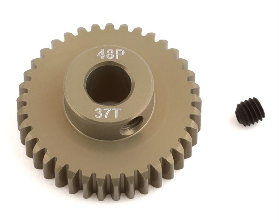 ProTek RC 48P Lightweight Hard Anodized Aluminum Pinion Gear (5.0mm Bore) (37T)