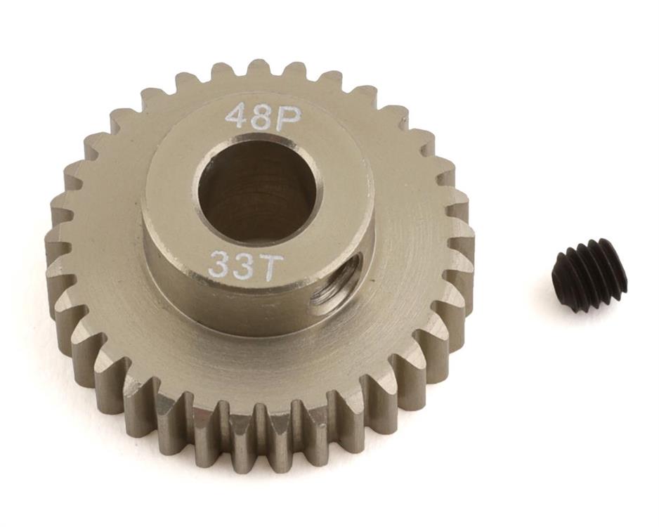 ProTek RC 48P Lightweight Hard Anodized Aluminum Pinion Gear (5.0mm Bore) (33T)