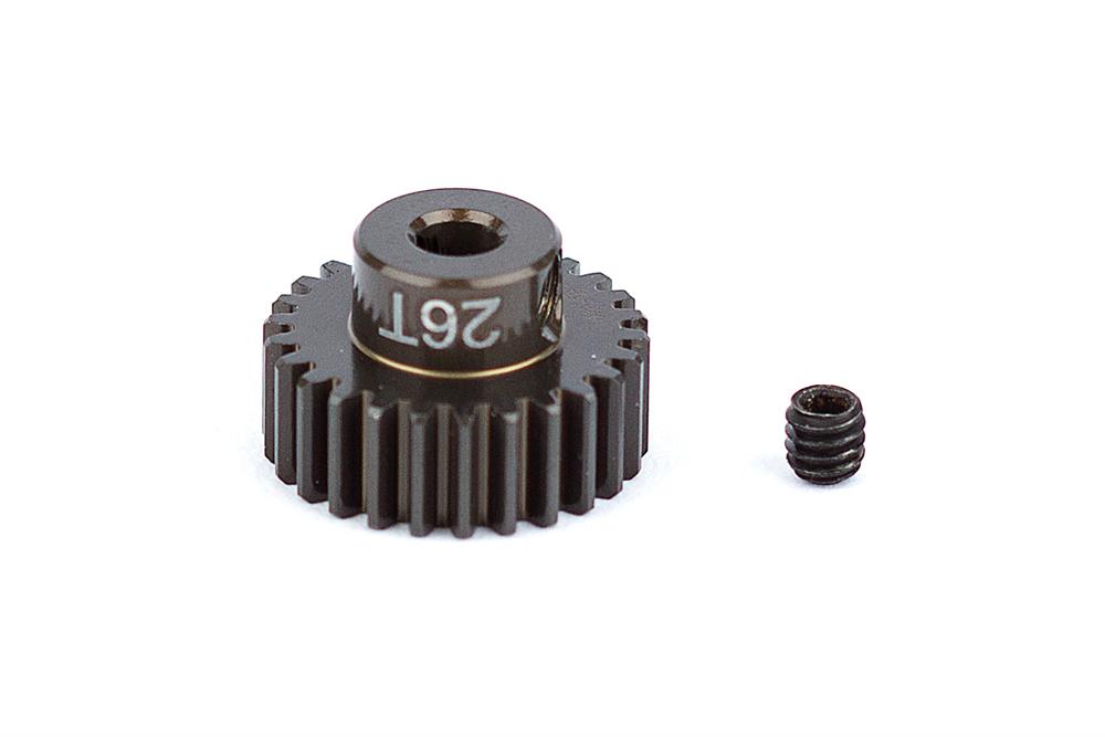 FT Aluminum Pinion Gear, 26T 48P, 1/8 shaft