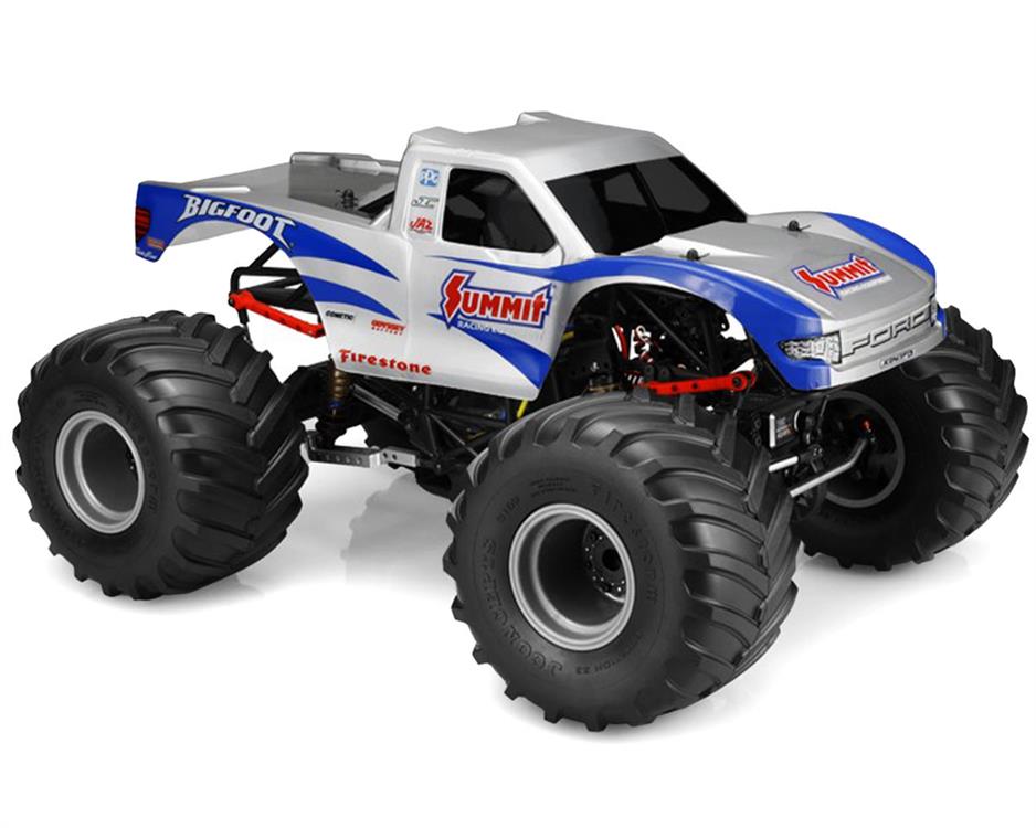 JConcepts 2010 Ford Raptor "BIGFOOT" Summit Racing Scallop Monster Truck Body