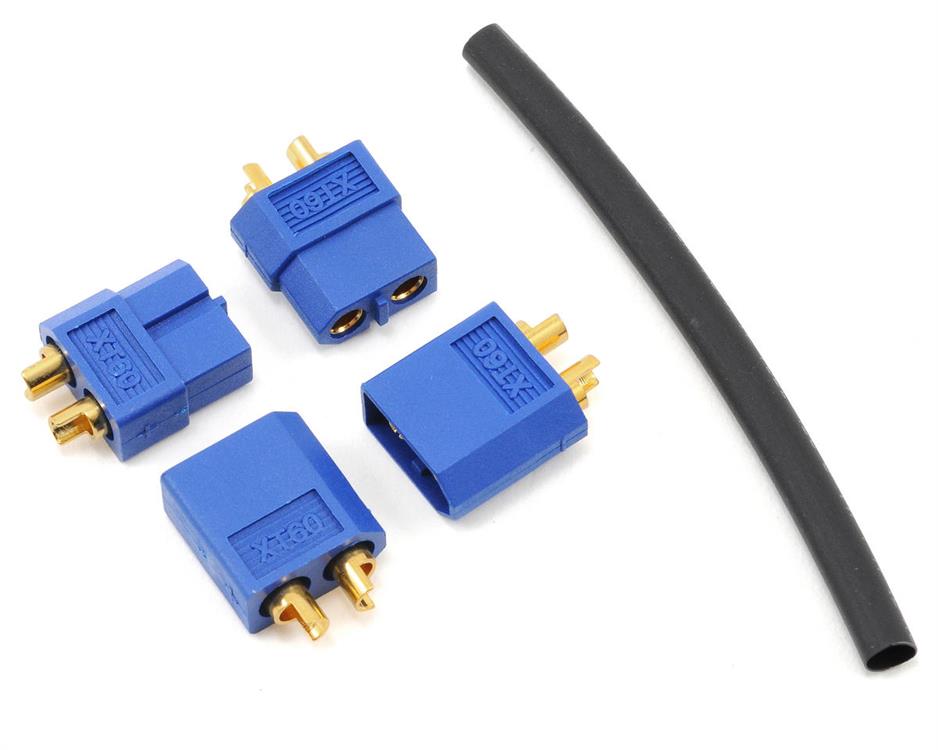 ProTek RC 3.5mm "TruCurrent" XT60 Polarized Connectors (2 Male/2 Female)