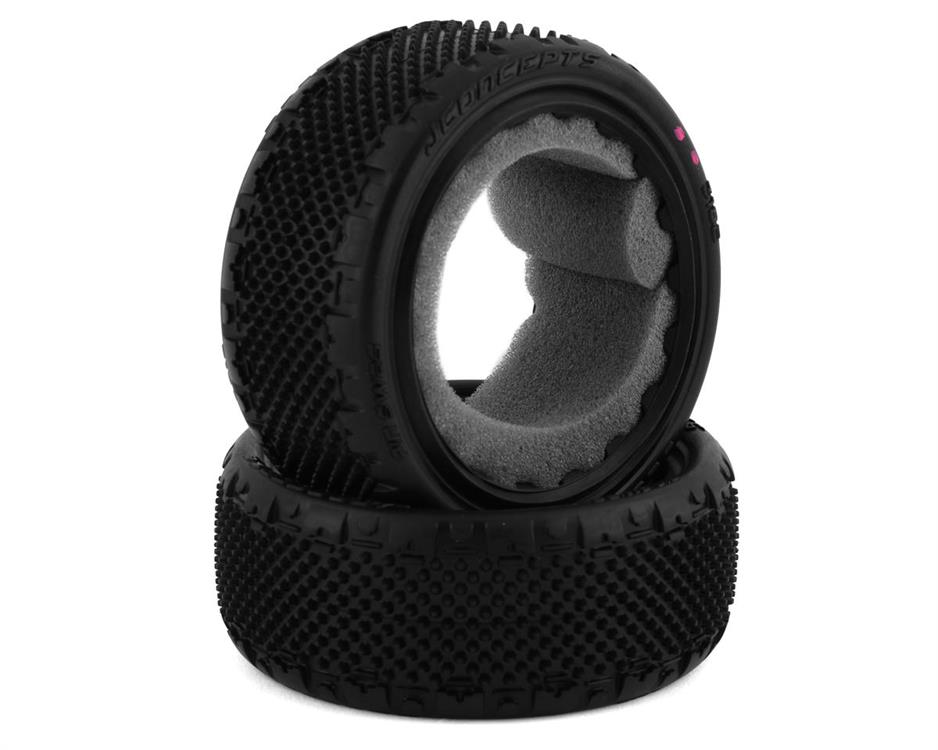 JConcepts Pin Swag 2.2" 4WD Buggy Front Carpet Tires (2) (Pink)