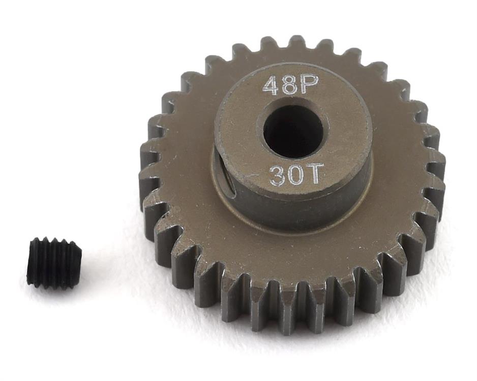 ProTek RC 48P Lightweight Hard Anodized Aluminum Pinion Gear (3.17mm Bore) (30T)