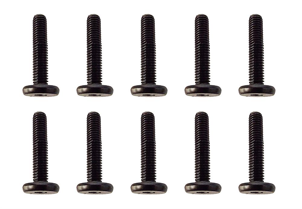 Screws, M3x0.5x16mm LP SHCS, black