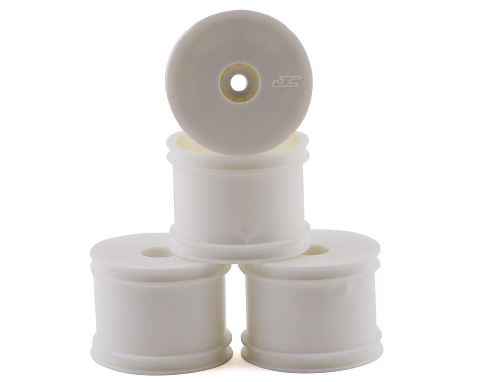 JConcepts Losi Mini-T 2.0 Mono Wheel Set (White) (4)