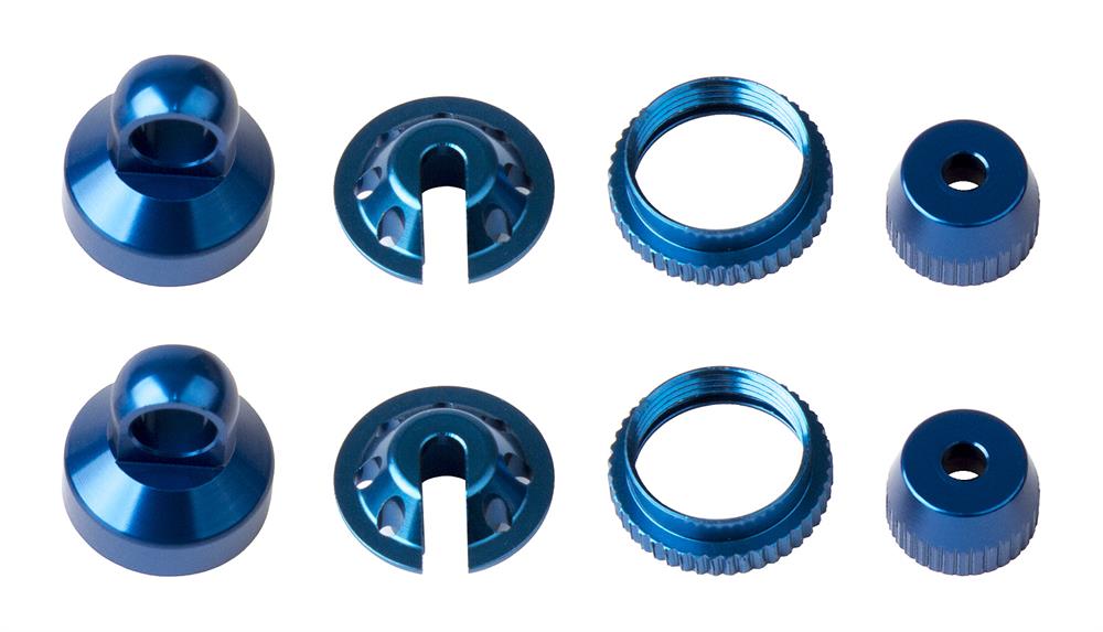 Enduro Shock Parts, blue aluminum