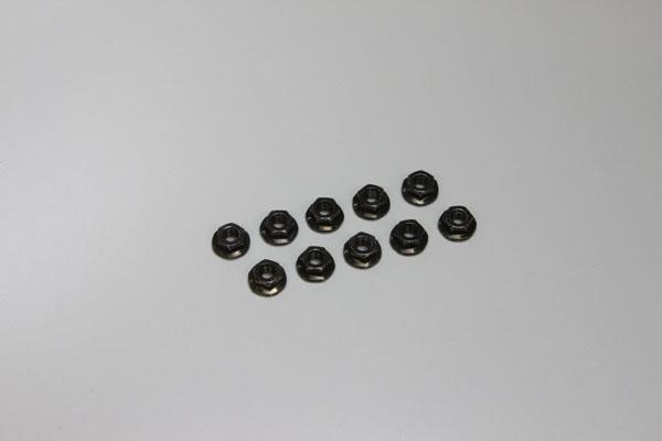 FLANGED NUTS M3X3.7 (10)