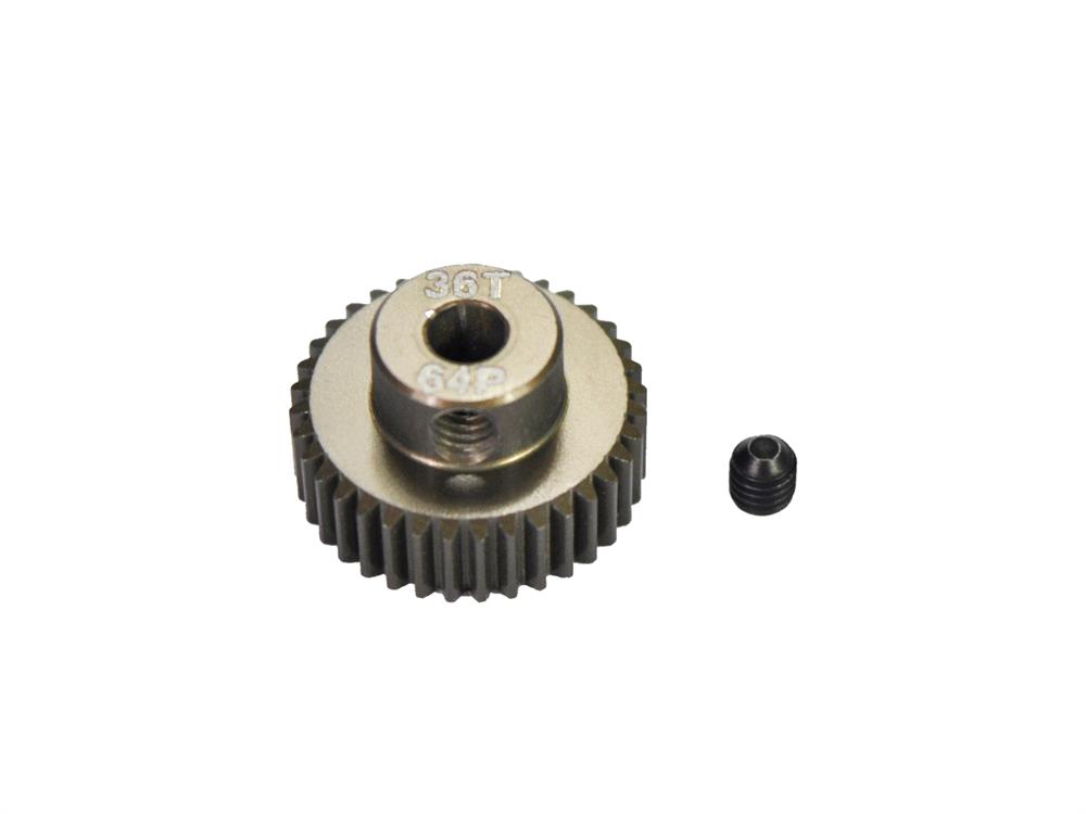 Motor-pinion alu hard 64P / 36T