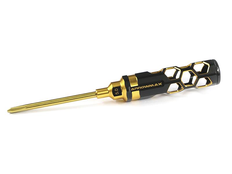 Phillips Screwdriver 5.0 X 100mm Black Golden